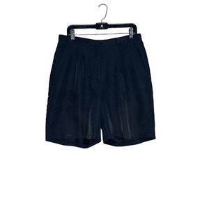 Nike Womens Black Corduroy Stretch Gold Shorts Size 14 Large